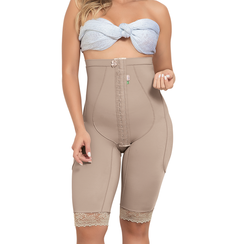 STYLE 4086C: HIGH WAIST BERMUDA SHORTS POST-OP BBL SHAPER